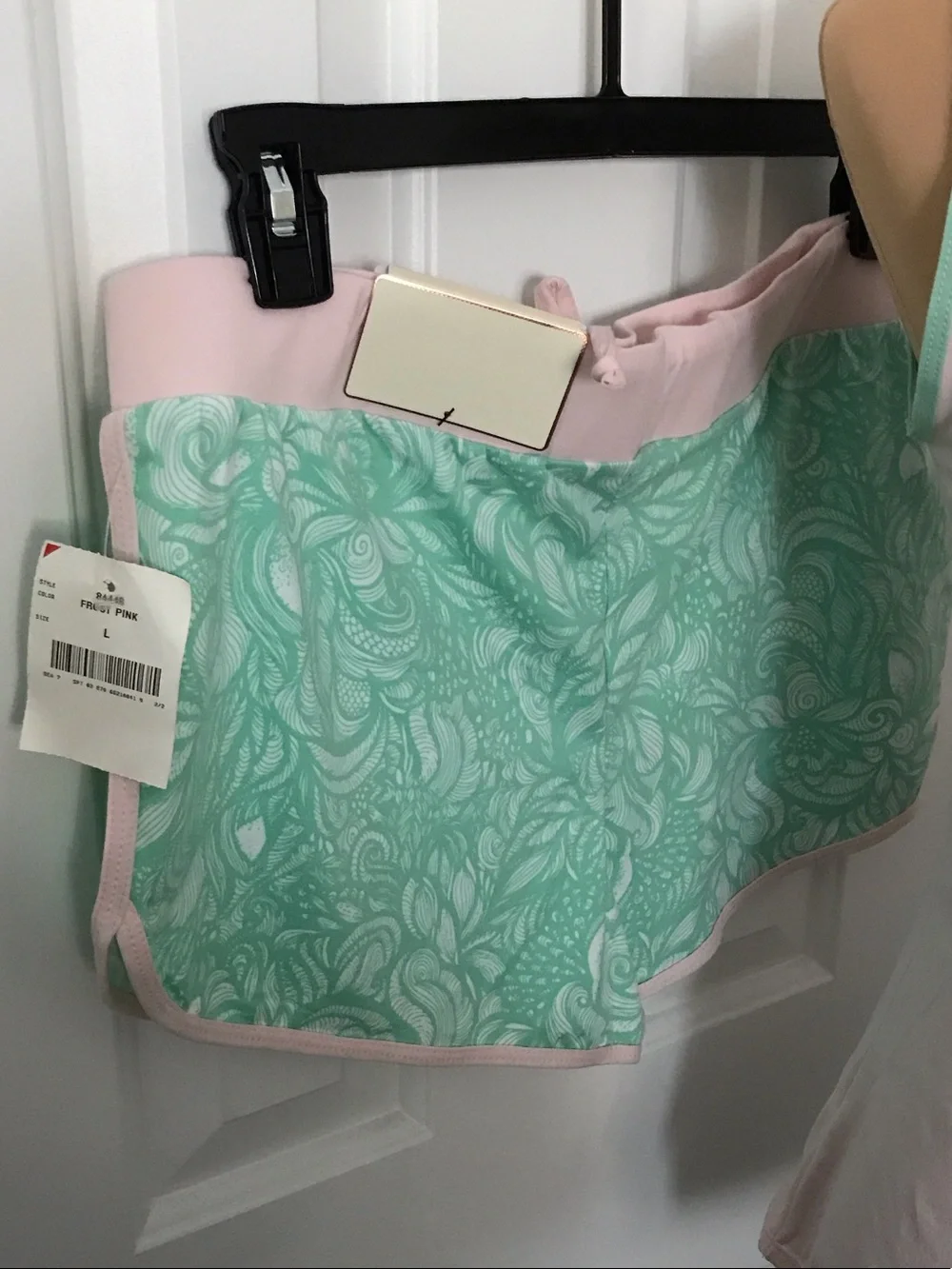 Pink and Mint 'California' Tank & Shorts Pajama Set